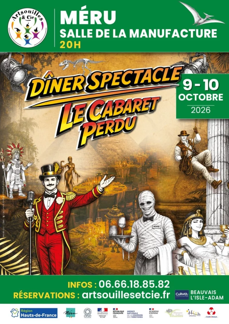 Le cabaret perdu, repas spectacle