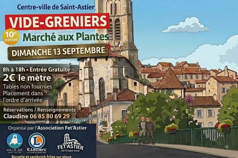 Vide-grenier et marché aux plantes
