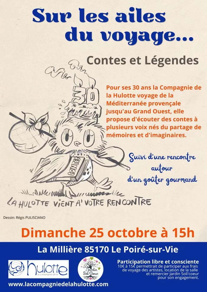 La Caravane des Contes de la Hulotte. Sur les ailes du voyage...