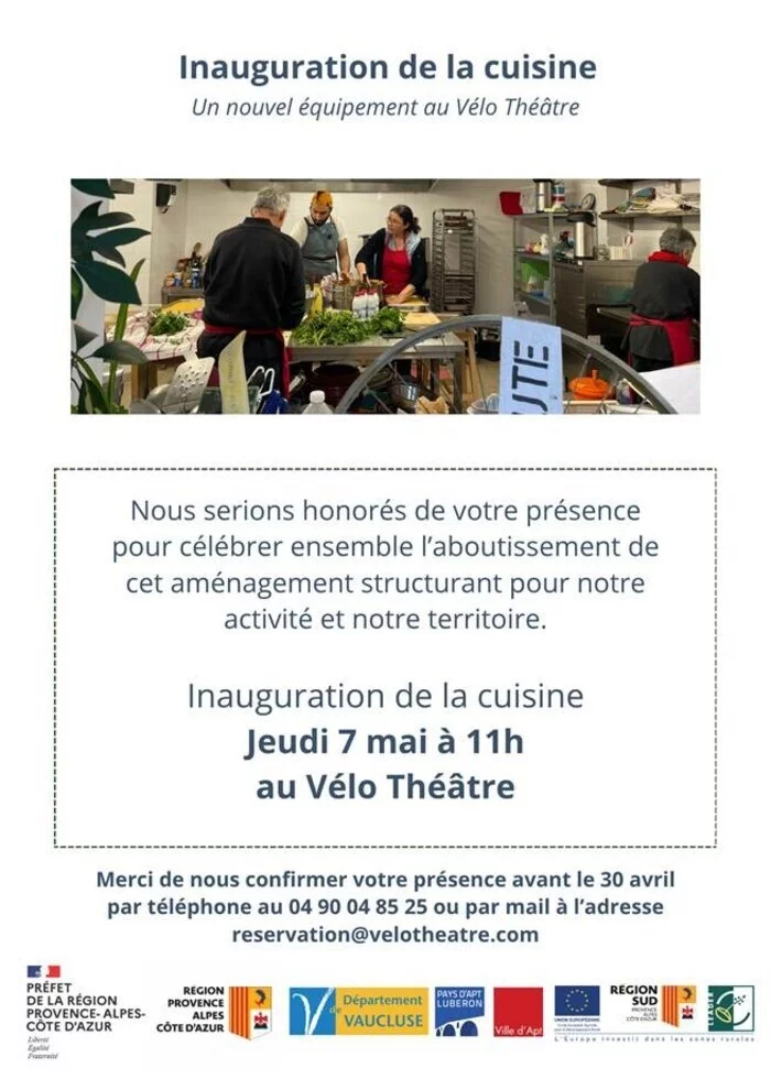 Inauguration de la Cantine du Vélo