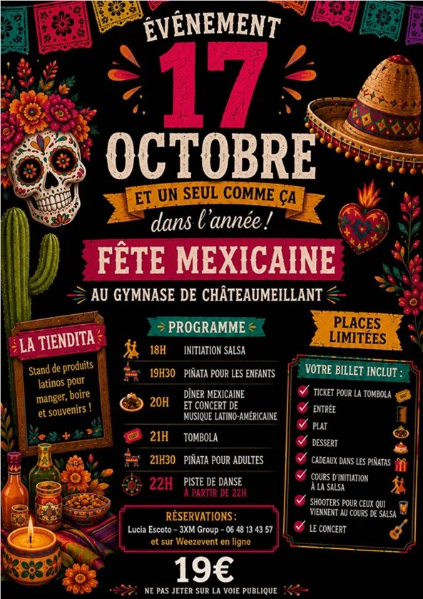 Fête mexicaine à Châteaumeillant
