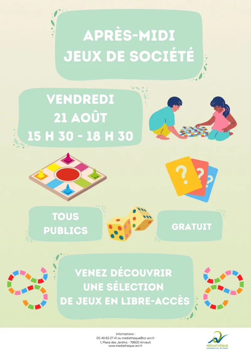Après-midi jeux de société