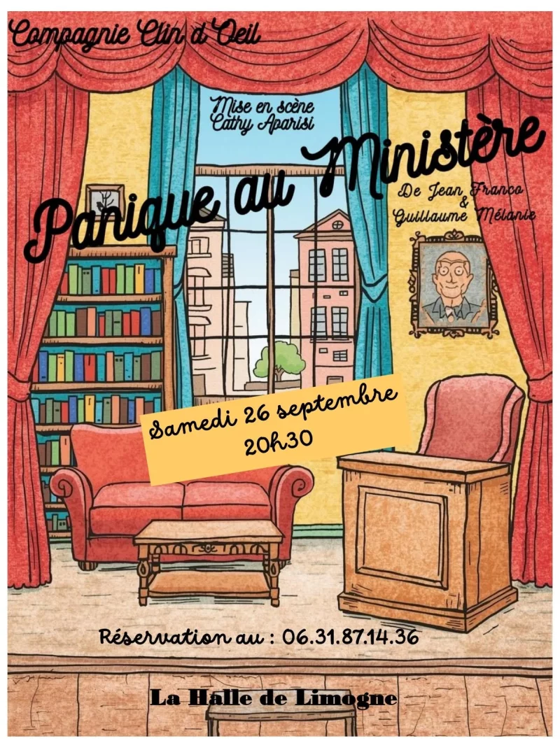 Théâtre à Limogne: "Panique au ministère"