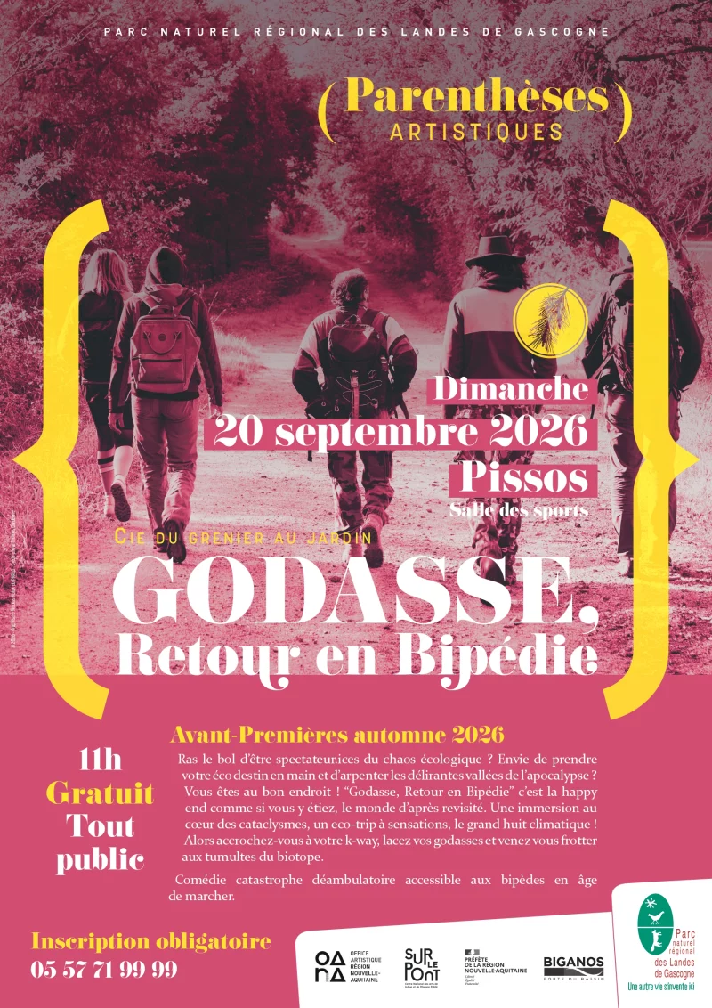 Randonnée Artistique "GODASSE" RETOUR EN BIBÉDIE CIE DU GRENIER AU JARDIN