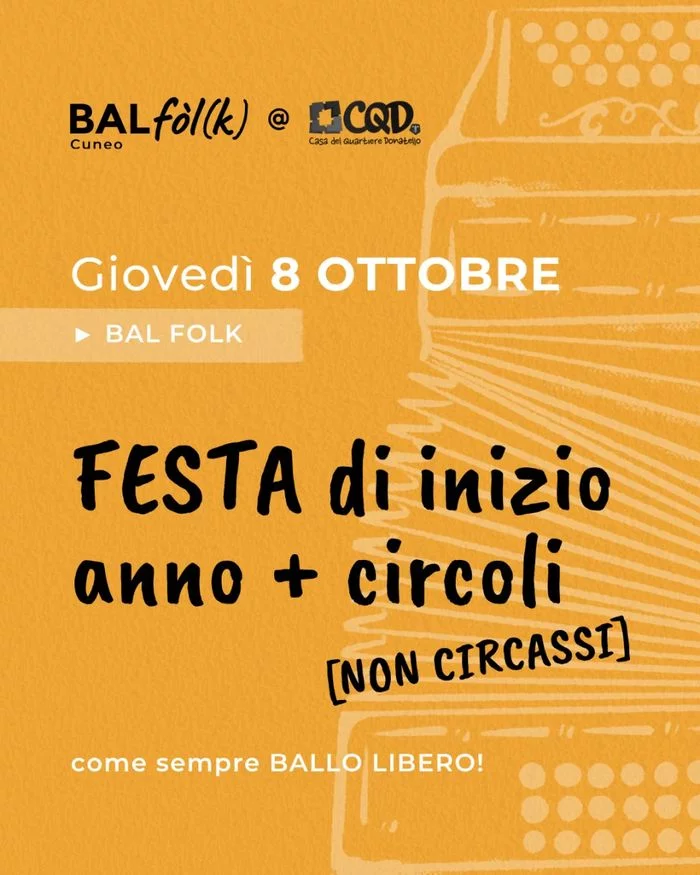 Bal Fòlk Cuneo - Festa di inizio anno + Circoli non circassi!