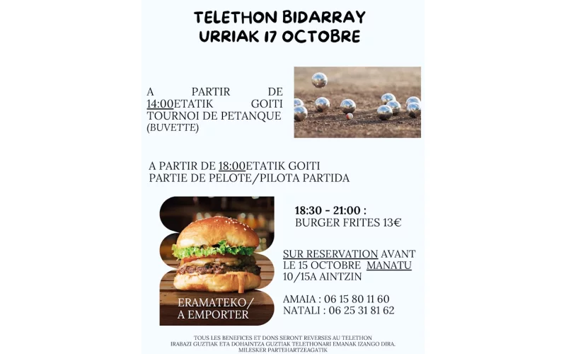 Téléthon Bidarrai