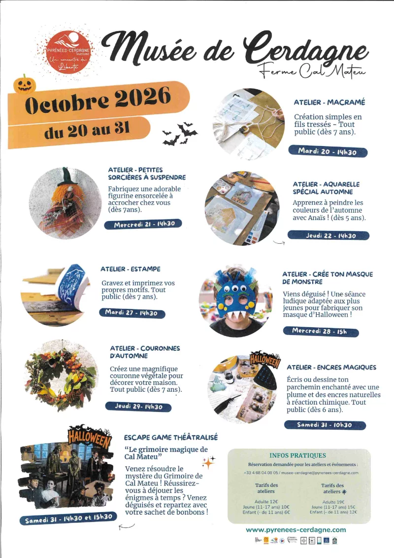ATELIER:  GRAND JOUR D'HALLOWEEN !