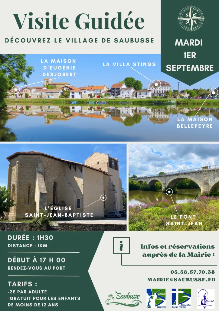Visite guidée de Saubusse