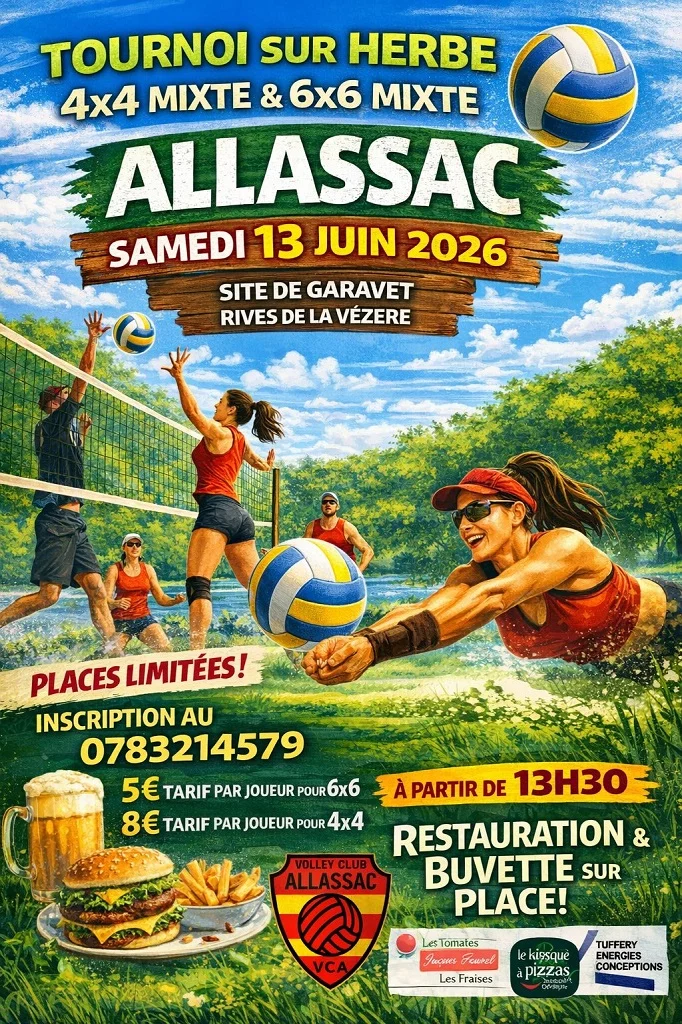 Volley : tournoi sur herbe