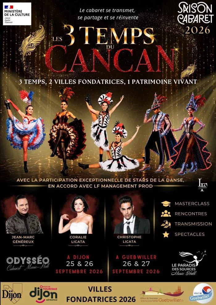 Les 3 temps du Cancan