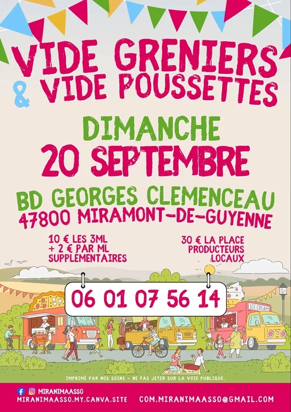 Vide-greniers et vide-poussettes