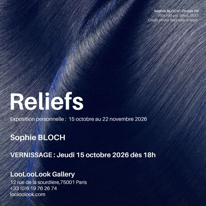 Exposition solo « Reliefs » : Sophie Bloch