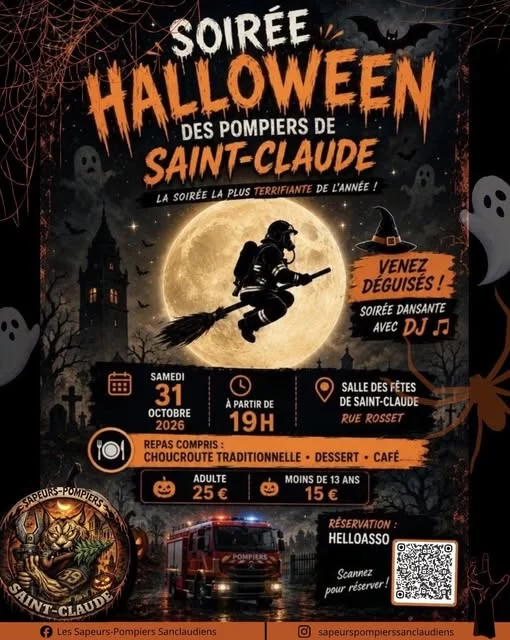Bal d'Halloween des Sapeurs Pompiers