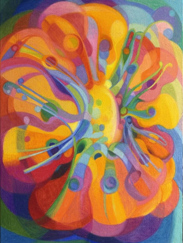 « Fleur de guitares « pastel de Anne d'Aressy