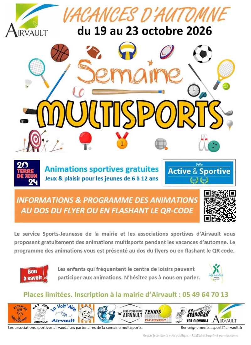 Semaine multisports à Airvault