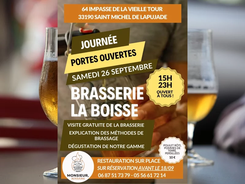 Journée portes ouvertes de la Brasserie La Boisse