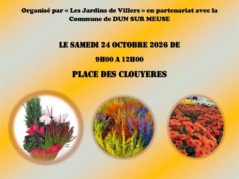 Marché aux fleurs d'automne