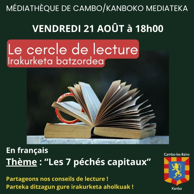 Cercle de lecture sur le thème "Les 7 péchés capitaux"
