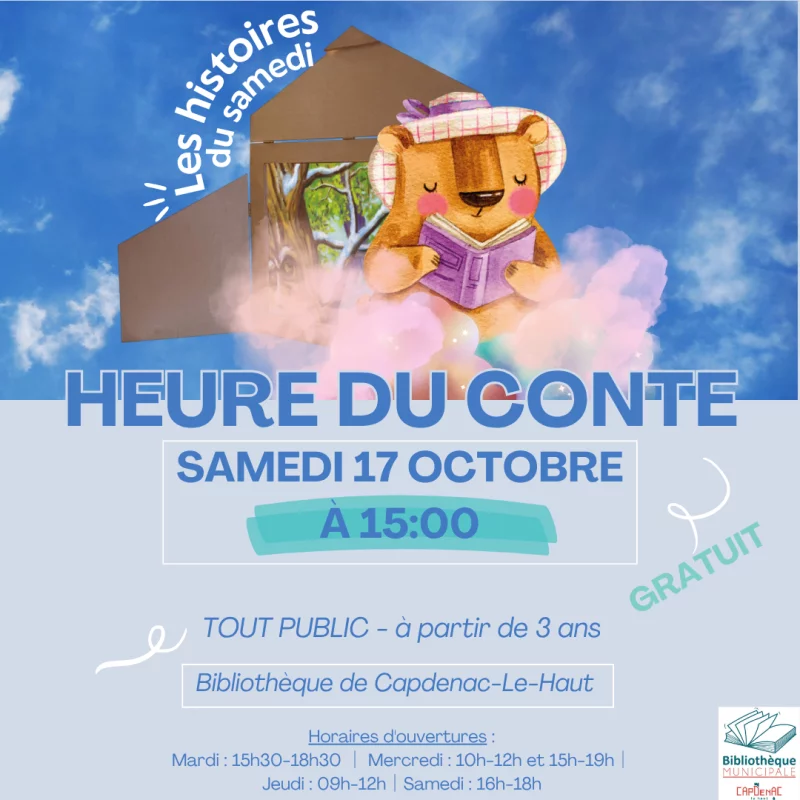 "Heure du Conte" à la Bibliothèque de Capdenac