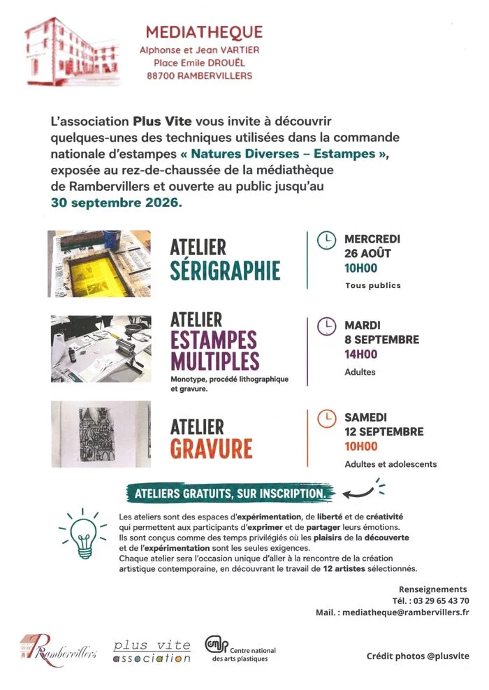 Atelier estampes multiples