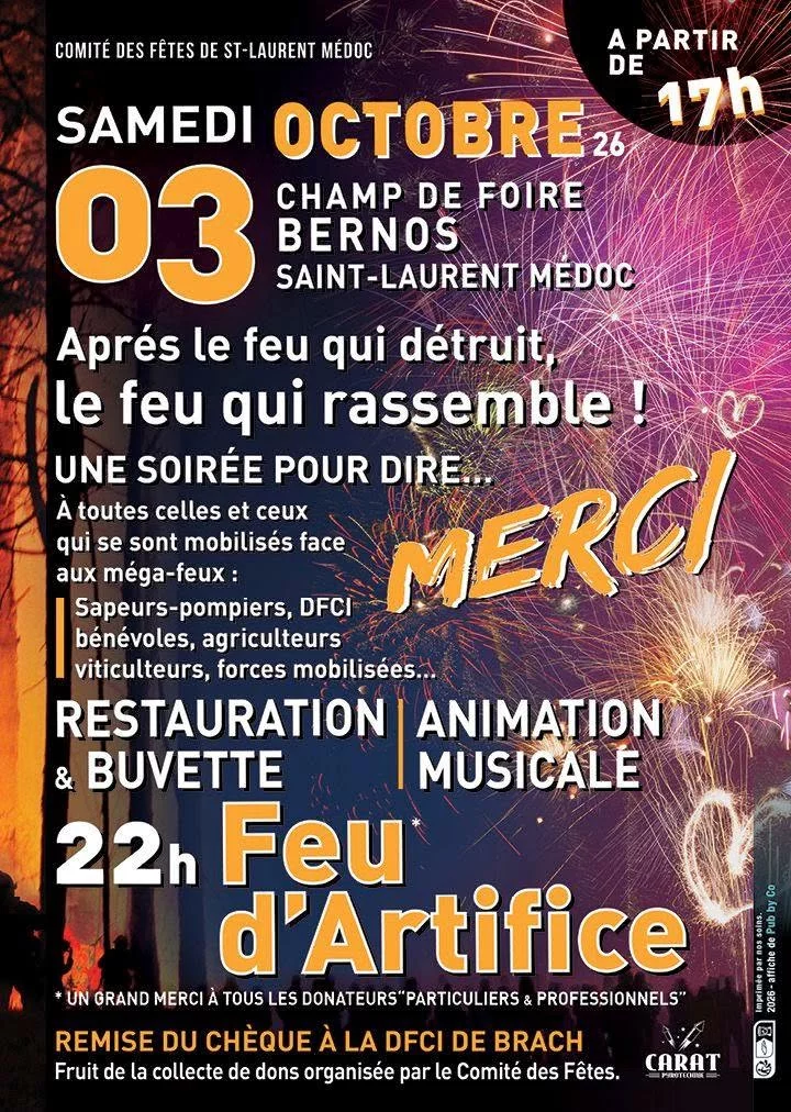 Une soirée pour dire MERCI