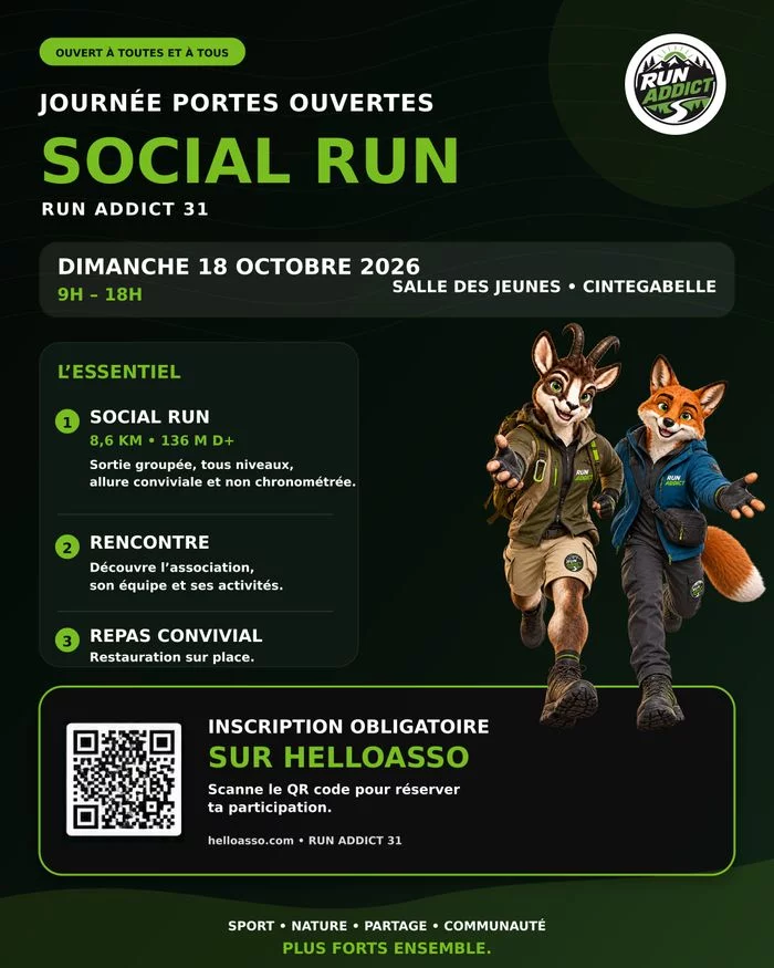 Journée Portes Ouvertes avec Social Run