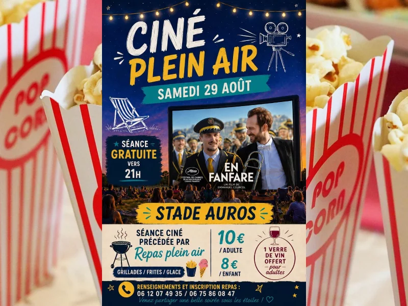 Soirée grillades et ciné plein air "En fanfare"