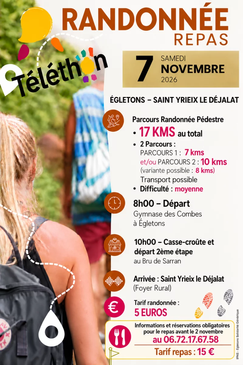 Rando repas - Téléthon