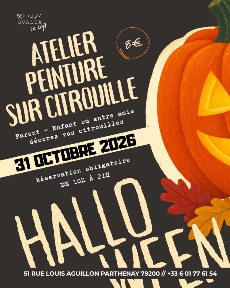 Peinture sur citrouille - Spécial halloween