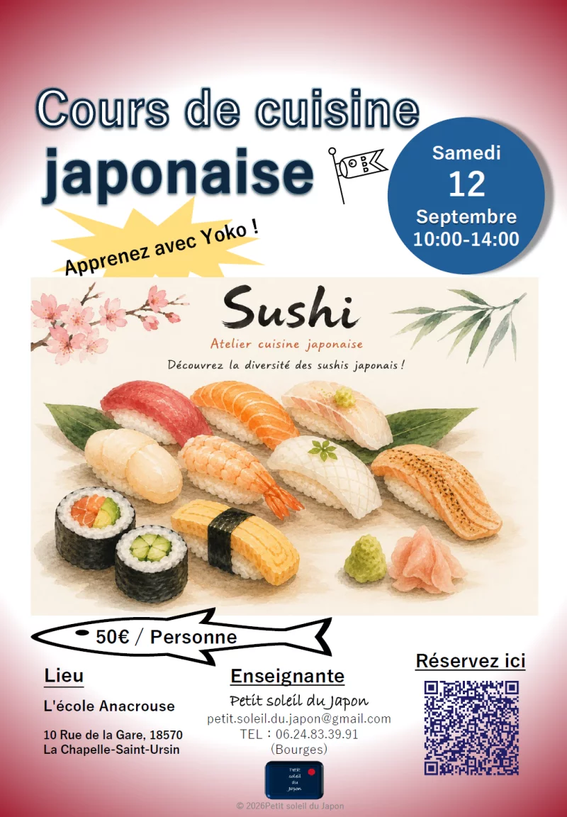 Atelier de cuisine japonaise – SUSHIS