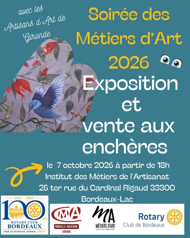 Soirée des Métiers d’Art 2026