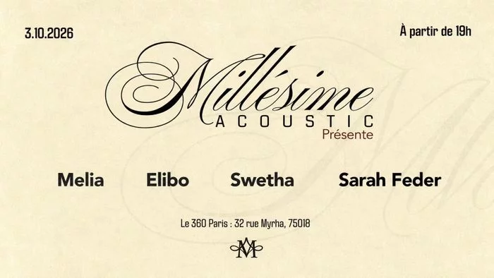 Millésime Acoustic Session — Ouverture de la saison 3