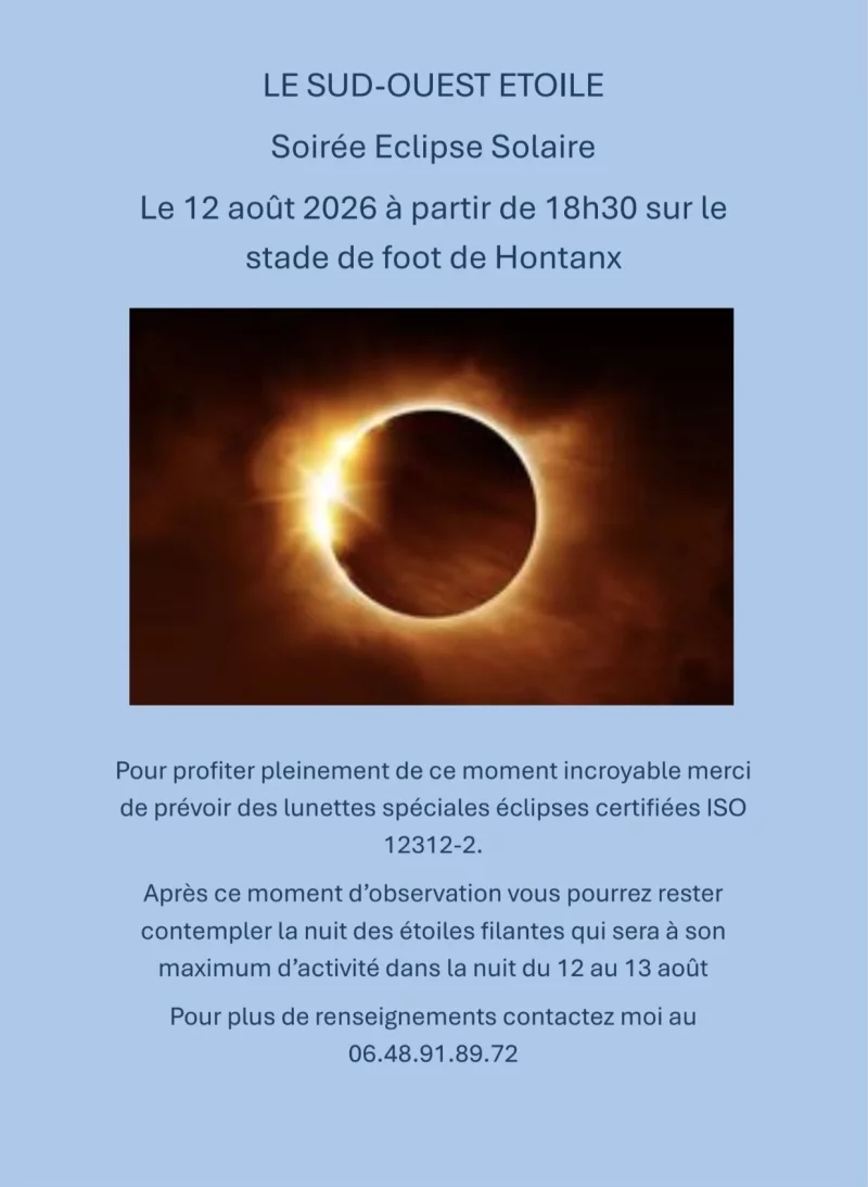 Soirée éclipse solaire