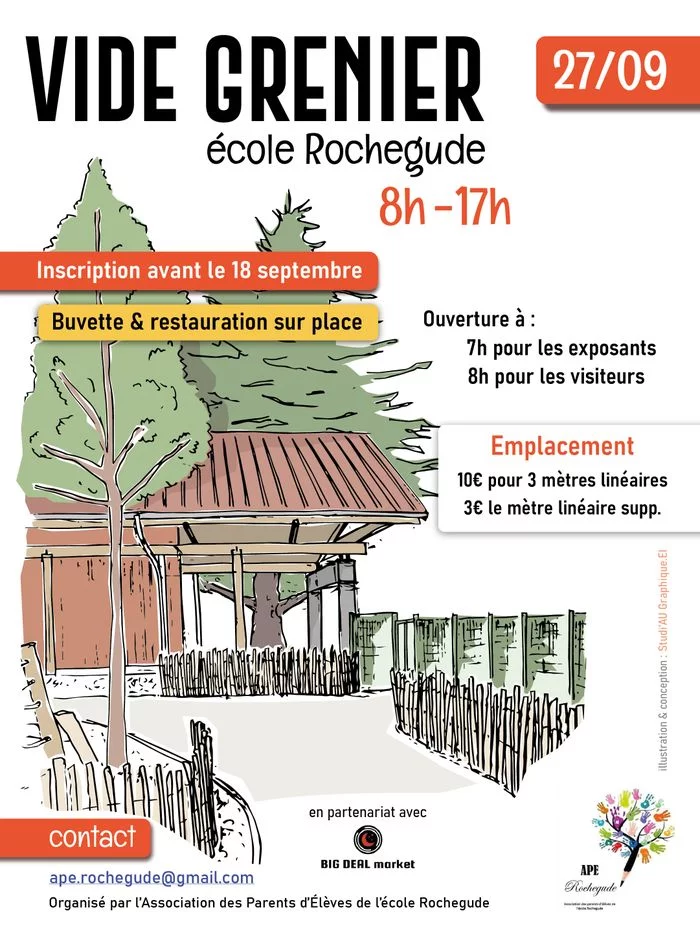 Vide grenier de l'École Rochegude