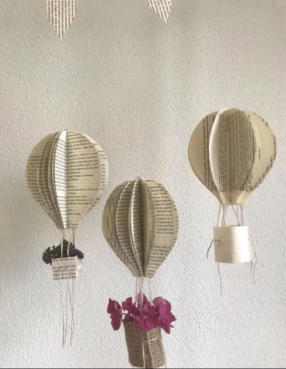 Création de montgolfières en papier