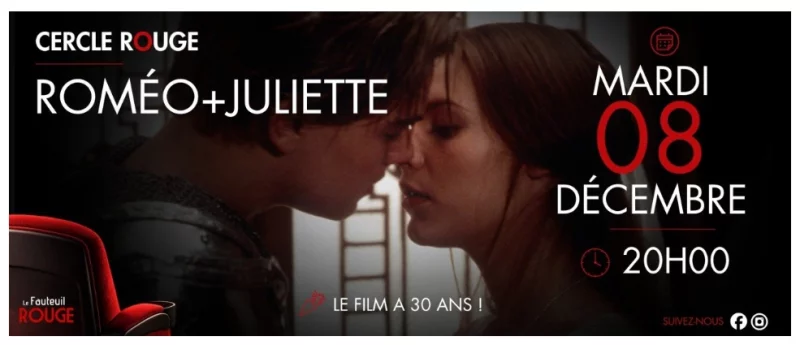Cinéma - Le Cercle Rouge "Roméo + Juliette"