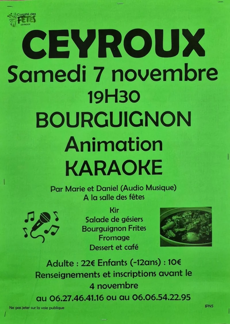 Soirée Bourguignon