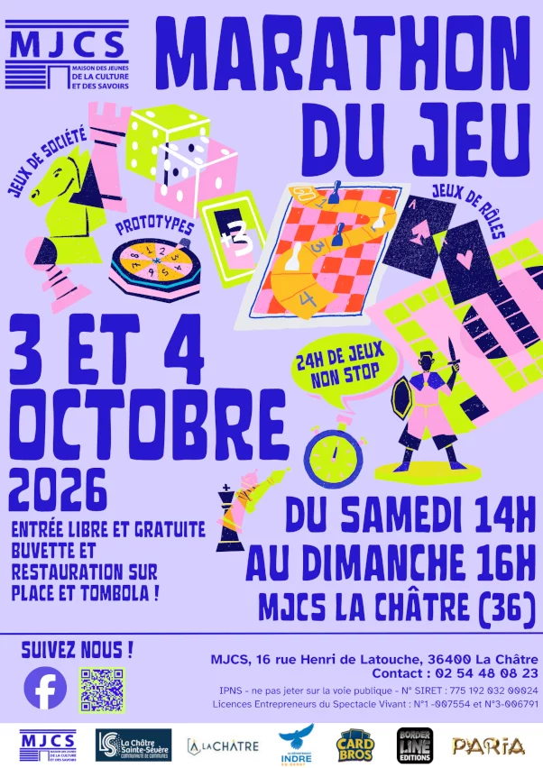 Marathon 24h jeu de la MJCS