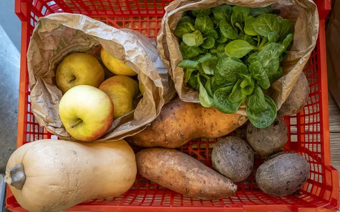 Marché bio de produits cultivés dans le 20e avec Veni verdi