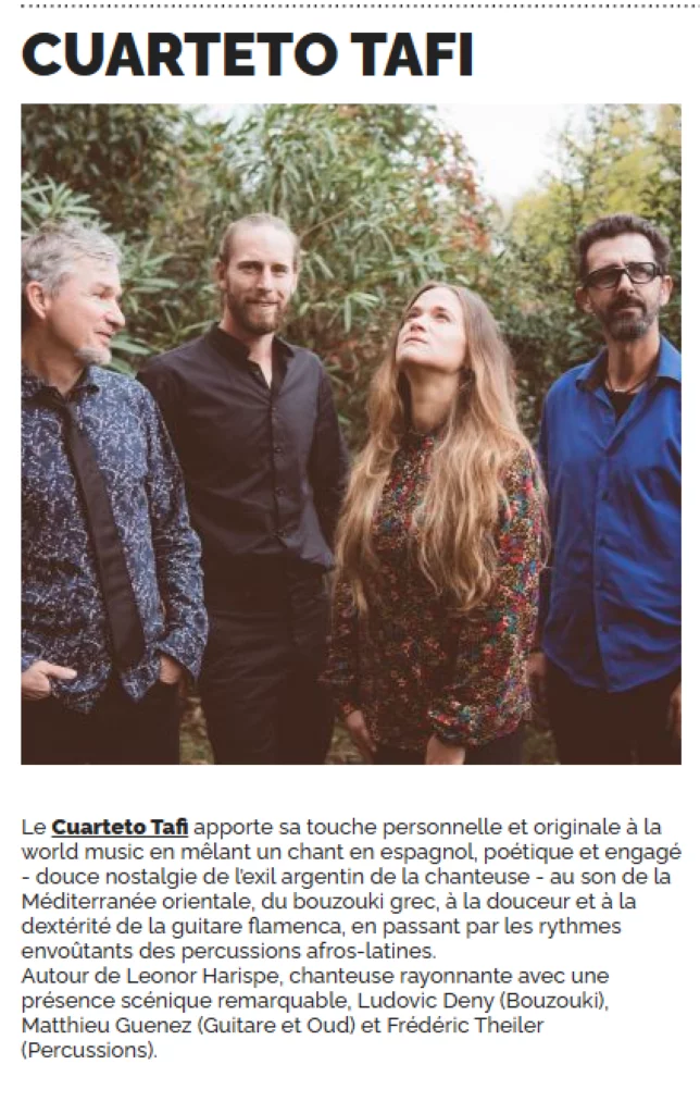 Concert à la mamisèle - Cuarteto Tafi