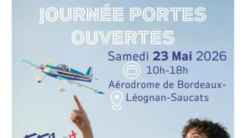 Journée Portes Ouvertes de l'Aérodrome de Saucats 2026