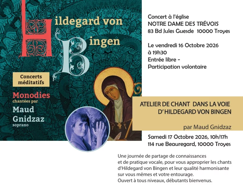 Atelier de chant dans la voie d'Hildegarde de Bingen