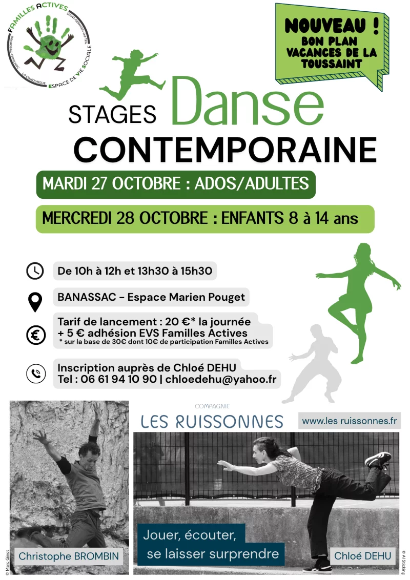 STAGE DE DANSE CONTEMPORAINE