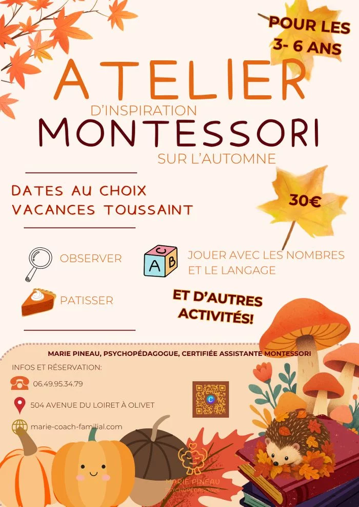 Les ateliers de l'automne inspiration Montessori 🍁