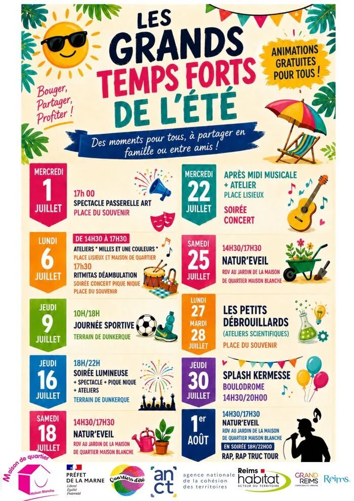 Les grands temps forts de l'été