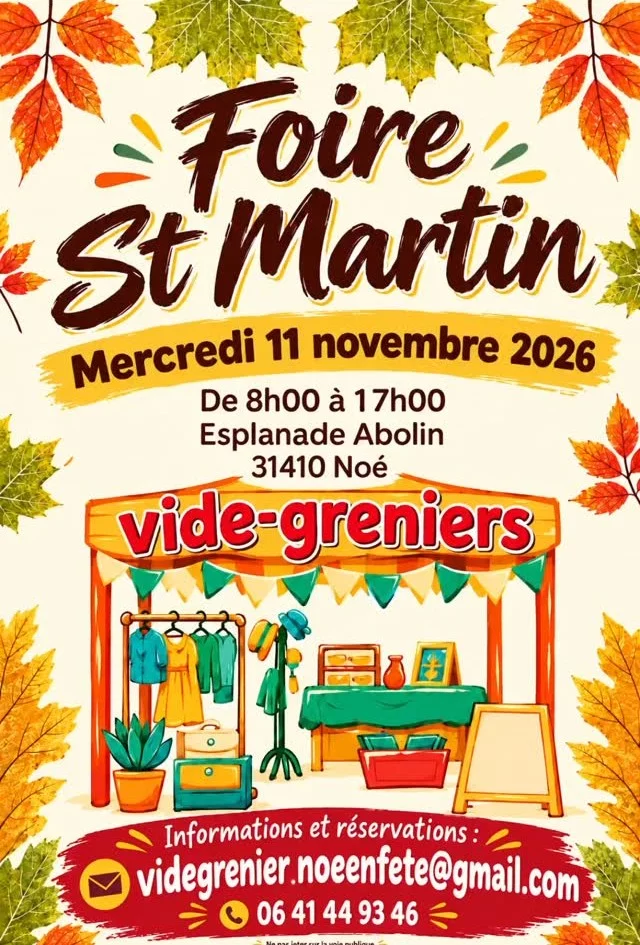 FOIRE ST MARTIN - VIDE GRENIER
