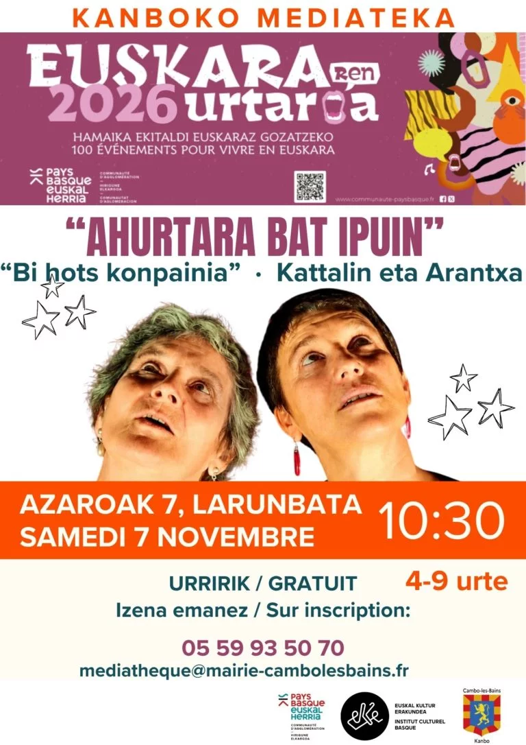 Spectacle « Ahurtara bat ipun »