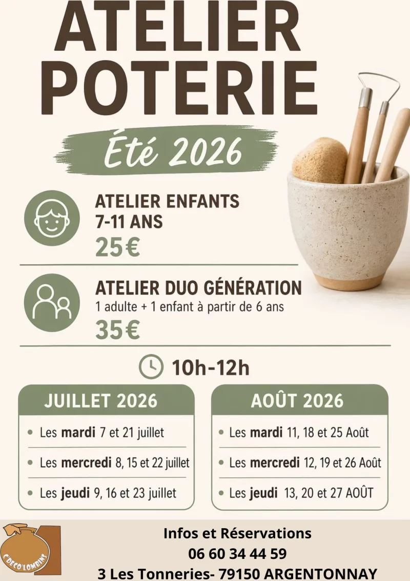 Atelier poterie