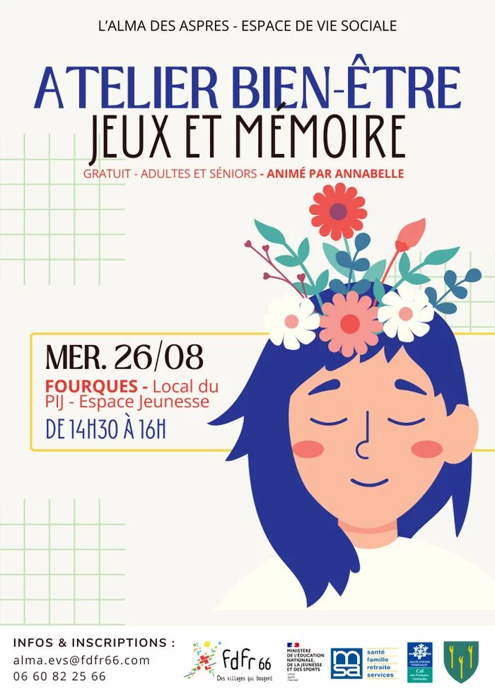 Atelier bien-être jeux et mémoire