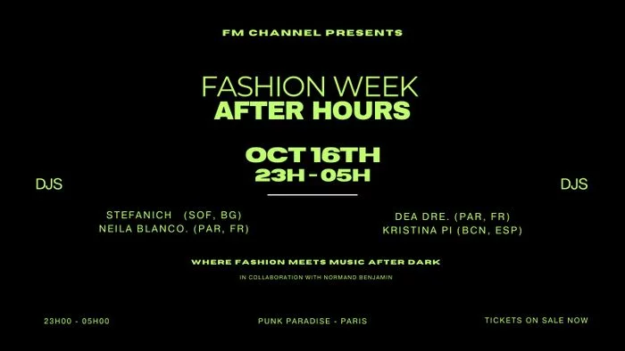 FM Channel — Fashion Week After Hours